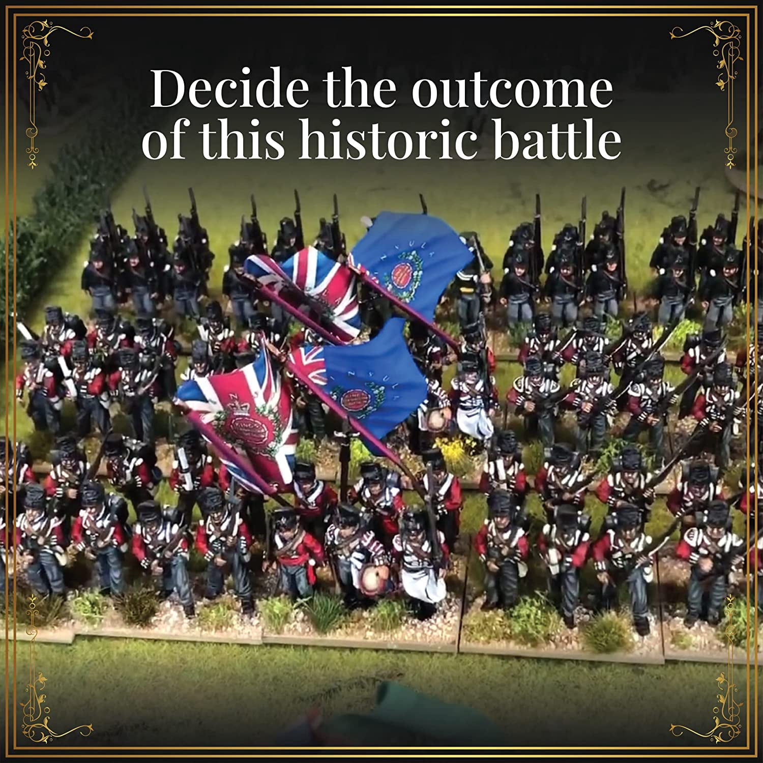 Wargames Delivered - Warlord Games Black Powder Napoleonic - British Starter Army (Waterloo Campaign) Miniatures
