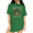 Green, variant on Women's Muted Dark Vintage Poison Botanical Mushroom Skull Edible Plant Graphic Short Sleeve T-Shirts Blue Tops