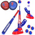 thumbnail image 1 of Juego de pelota en T Hepoasky 3 en 1 para niños, juego Toss Catch, 3-5 Y, 1 of 7
