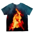 thumbnail image 2 of Autumn Fall It's Bonfire Season All Over Toddler T Shirt Multi 2T, 2 of 2