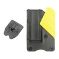 thumbnail image 1 of Porta cinta métrica Herramienta de seguro de mano de obra para electricistas Funda de cinta práctica Amarillo negro, 1 of 9