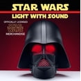 thumbnail image 2 of Luz de máscara de Darth Vader con sonido, lámpara coleccionable de Star Wars con licencia oficial, decoración de habitación de Star Wars y regalo para hombres, 2 of 5