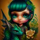 thumbnail image 1 of Kit de Pintura Diamante 5D Cgtredaw Elf Girl Bricolaje Ronda Completa, 1 of 9