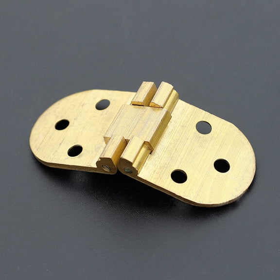 QIFULL Hidden Cabinet Hinges Copper Folding Hinge Smooth Open Close for Home Use