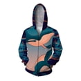 thumbnail image 4 of Sudaderas de otoño para hombre, sudadera con capucha de hombre ballena, sudadera con cremallera de pez espada, sudadera con estampado personalizado de pingüino, ropa Y2k, sudadera informal para hombre, 4 of 5