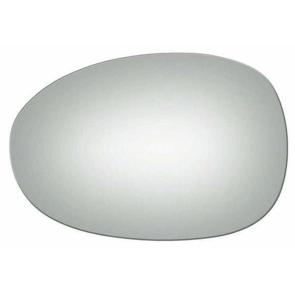 Flat Driver Side Replacement Door Mirror Glass for 2006-15 Mazda MX-5 Miata W/O Baking Plate