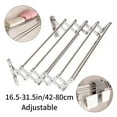 thumbnail image 5 of Wall Mounted Clothes Drying Rack Stainless Steel Retractable Laundry Drying Rack Silver for Bedrooms, 5 of 20