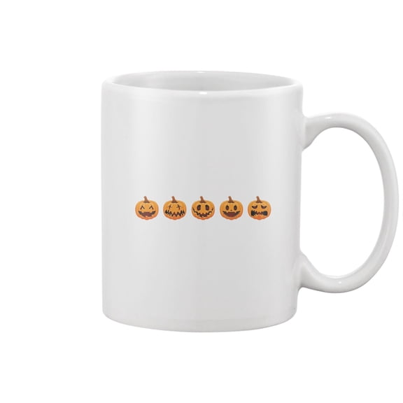 Set Of Orange Pumpkins Mug -Image by Shutterstock