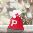 thumbnail image 5 of Lilixerw Christmas Monogram Bag for Gifts,Drawstring Christmas Knitted Gift Bag Christmas Candy Bag for Christmas Ornament Party Supplies(P), 5 of 5