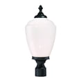 thumbnail image 1 of Acclaim 5367BK/WH Acorn Collection 1-Light Post Mount Outdoor Light Fixture, Matte Black, 1 of 2
