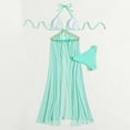 thumbnail image 7 of Huowey Women Swimwear Solid Color Slim Fit Swimsuit Bikini Set For Beach Pool Brazilian Beachwear Honeymoon Cruise Trendy Wear, 7 of 7