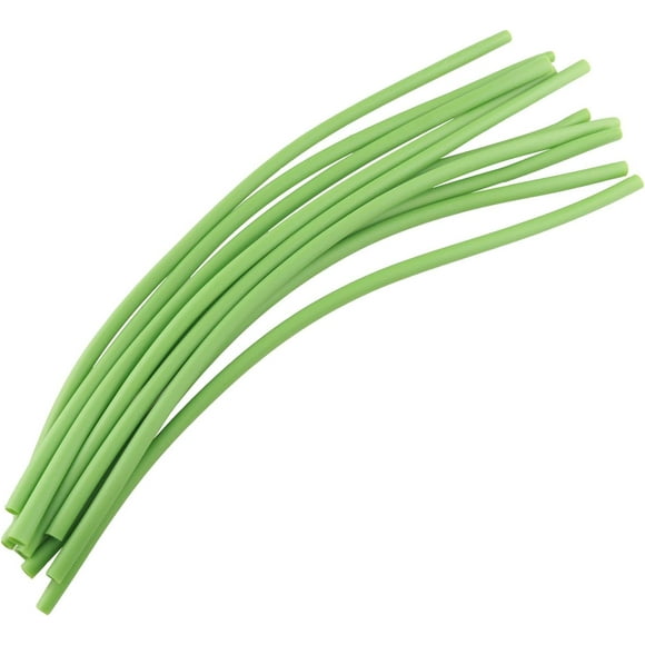 10PCS DIY Bouquet Stem Wraps Artificial Flower Stem Material Plastic Tube for Lotus Tulip Water Lily Thick Flower Stems Sleeve for Wedding Decorations Floral Arrangements Artistic Crafts Green