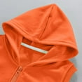 thumbnail image 6 of fatyb Kids Full Zip Hooded Vest Cotton Sleeveless Sweatshirts Boys Girls Casual Outerwear with Pockets, 6 of 7