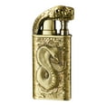 thumbnail image 2 of CQCYD under $5 Snake Lighter, Snake Relief Dual Flame Lighter,Metal Refillable Jet Flame Lighter,Windproof Torch Cigarette Lighter,Adjustable Flame Butane Lighter,Outdoor Camping Utility Lighter, 2 of 6