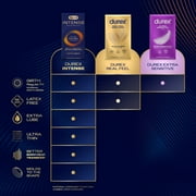 Durex Intense Nitrile Condoms, Ultra Thin Premium Non Latex Condoms Lubricated with Silicone Lube, 10 Count (Pack of 2)