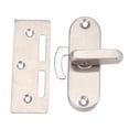 thumbnail image 1 of Cerradura de puerta corrediza de acero inoxidable con giro de 90 grados Cerradura de leva Cerradura de puerta curva Hebilla, 1 of 5