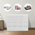 thumbnail image 6 of Stackable Shoe Storage Box Durable Plastic Sneaker Display Case Organizer 20pcs, 6 of 12