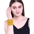 thumbnail image 3 of Efulgenz Indian Bridal Bangle Set for Wedding Gold Tone Engraved Bracelet Bangle with Textured Dotted Dozen Metal Bangles Traditional Indian Bangles for Women Bollywood Fashion Jewelry (20 Pcs), 3 of 6