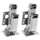 thumbnail image 5 of unbranded 2Ud Bisagras Hidráulicas Silenciosas Para Muebles Con Soporte Reforzado En Inoxidable Plateado, 5 of 8