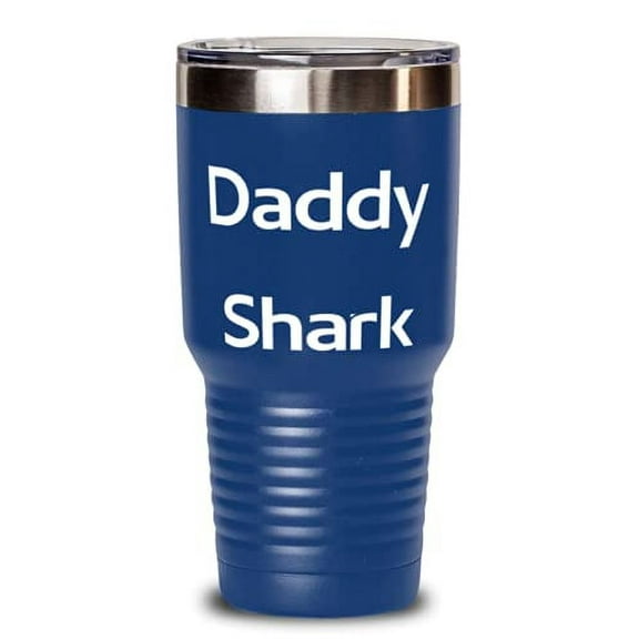 Funny Father, Daddy Shark, Father 30oz Tumbler From Son