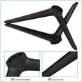 thumbnail image 2 of MOVTOTOP 1 Pair Universal TV Stand Base Legs Tabletop TVs Double Hole Plastic Feet Screen Adjustable Replacement, 2 of 7