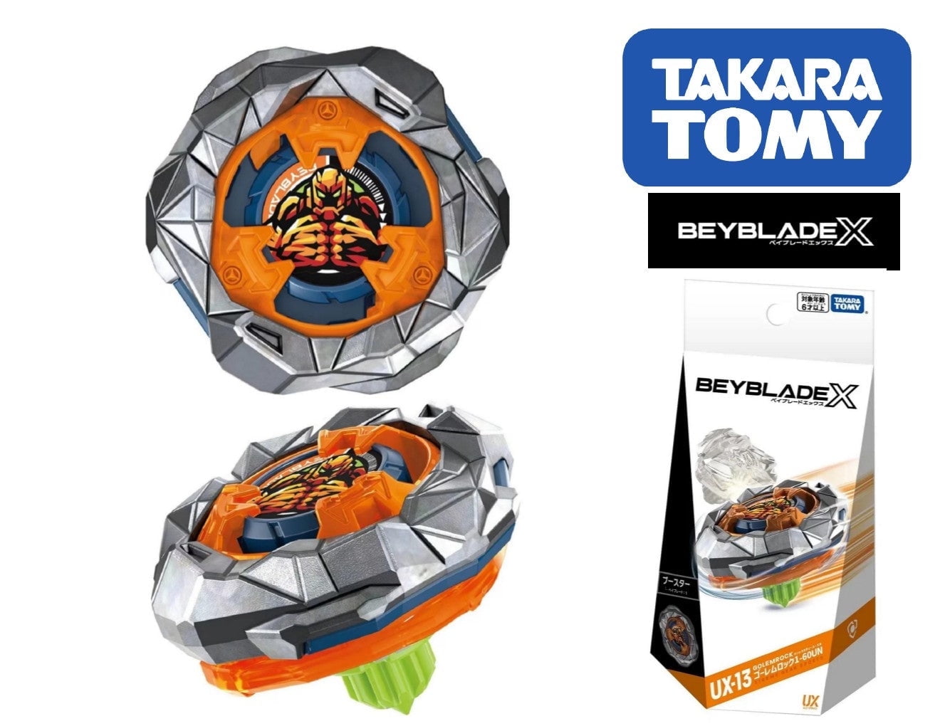 Takara Tomy Beyblade X UX-14 Starter ScorpioSpear 0-70Z