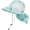Light Green Coconut Tree, variant on Toddler Sun Hat for Baby Kids Summer UPF 50+ Sun Protection Beach Hats for Boys Girls Wide Brim Outdoor Play Hat