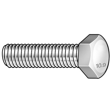 

3PC ZoroSelect M24-3.00 Class 10.9 Hex Head Cap Screw Steel