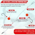 thumbnail image 4 of 3Pcs Sand Swamp Perch Rig with Fishing Hooks 35Lb Red, 4 of 9