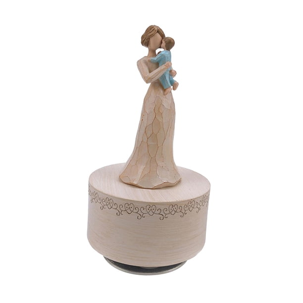 Caja de música de regalo para el día de la madre Hugo Figura Musical esculpida