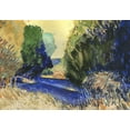 thumbnail image 2 of Kelley, Brian 14x11 Black Ornate Wood Framed with Double Matting Museum Art Print Titled - Albion Cedars, 2 of 4