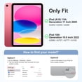 thumbnail image 2 of Getino Case for iPad a16 Case with Screen Protector, Compatible with iPad 11th Generation Case 11 Inch 2025 / iPad 10th Generation Case 10.9 Inch 2022, Red, 2 of 9