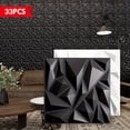 thumbnail image 2 of 33pcs 3D Wall Panels with Diamond Geometric Design, 11.8"x11.8" (30x30cm), Ideal for Living Room Accent Walls, Bedroom Decor, TV Backgrounds, Kitchens, and Office Interiors, 2 of 9
