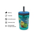 thumbnail image 3 of Zak Designs 15oz Toy Story Kelso Travel Straw Tumbler Plastic and Silicone with Leak-Proof Straw Valve for Kids, 2pcs Set, Buzz Lightyear and Friends, 3 of 7