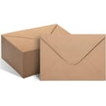 thumbnail image 1 of GFDYREE V Flap Envelopes, A7, Brown, 50 Count, 1 of 7