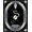 Black White, Pattern 17, variant on Design&I 8'x10' Washable Area Rug Snag-Free Snake Round Gothic Witchy Serpent Tarot Motifs Moody Goth Witch for Dining Room, Large Office, Lounge