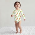 thumbnail image 4 of Sigee Vegan Fruit Carrot for Baby Unisex Baby Cotton Long-Sleeve Bodysuits Soft Cotton, Breathable-12 Months, 4 of 6