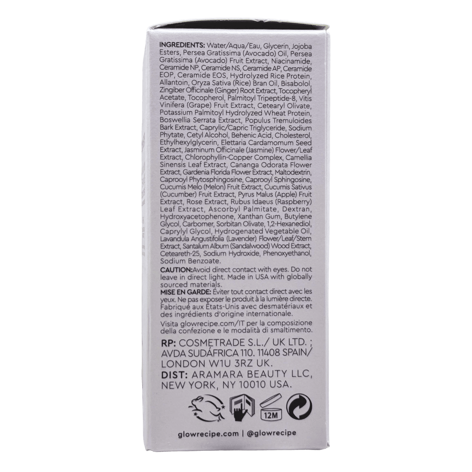 Glow Recipe Avocado Ceramide Recovery Serum 1oz
