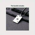 thumbnail image 6 of Hip-hop Ace Poker Playing Card Spades Pendant Chain Necklace,Black, 6 of 10