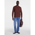 thumbnail image 2 of George Men's and Big Men's Relaxed Fit Cotton Crewneck Tee with Long Sleeves, Size XS-3XL, 2 of 5