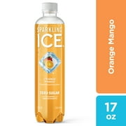 Sparkling Ice Naturally Flavored Sparkling Water, Orange Mango 17 fl oz Plastic Bottle