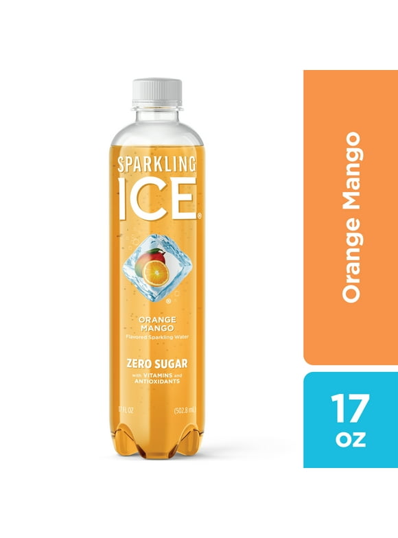 Sparkling Ice Naturally Flavored Sparkling Water, Orange Mango 17 Fl Oz