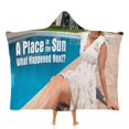 thumbnail image 1 of Un Lugar en el Sol Manta Capa con Capucha Anti-Bolitas, Manta de Lana Ártica Suave, Manta Portátil de Felpa Ligera y Lujosa, Poncho para Siesta en Casa y Oficina, 100*130cm, 1 of 6