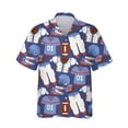 thumbnail image 1 of Men's Hawaiian Baseball Shirt Print Creative Beach Short Sleeve Summer Casual Button Up Patchwork Tops 3D Shirts Ropa De Hombre, 1 of 5