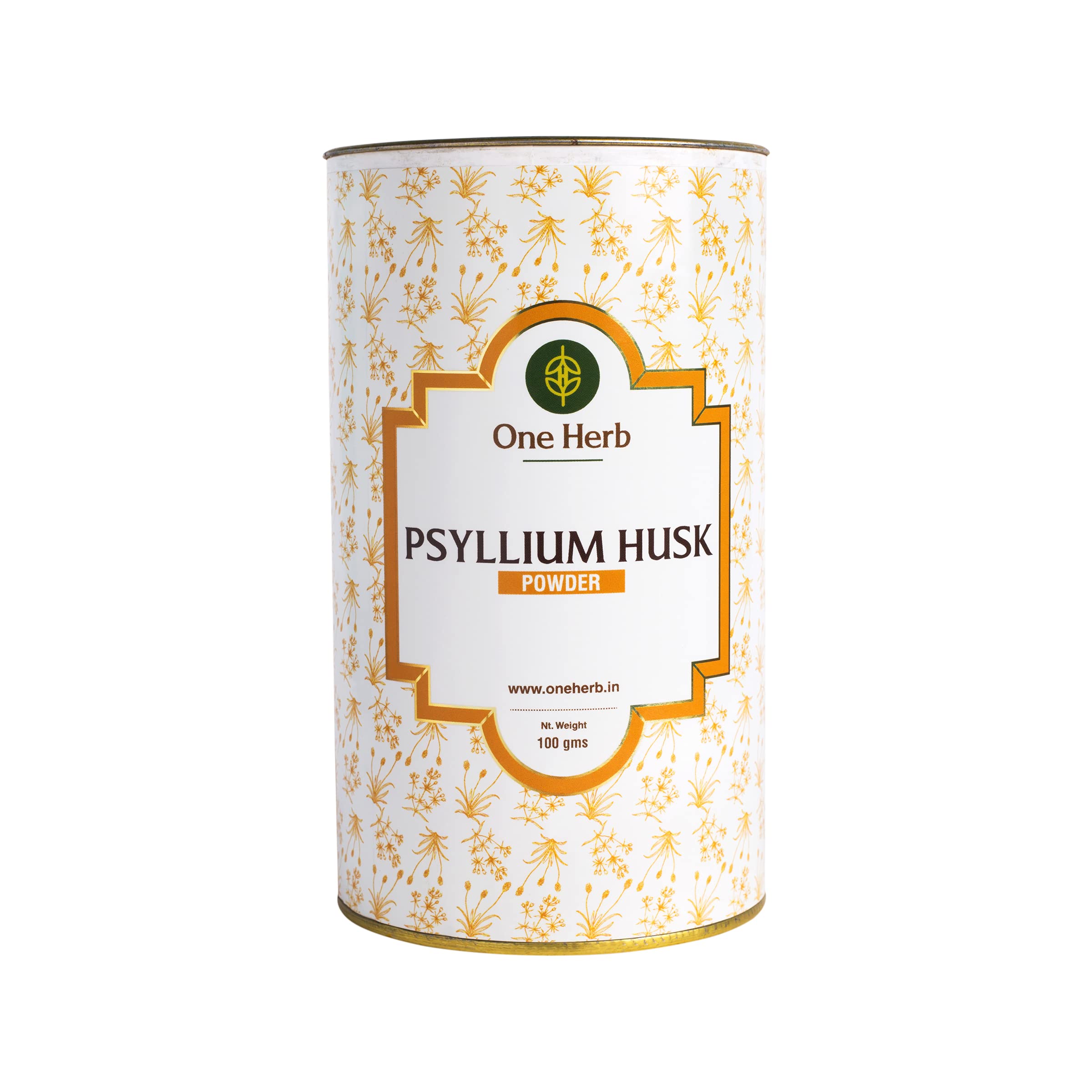 One Herb Psyllium Husk Powder 100G, Isabgol, Promotes Bowel Movements
