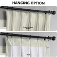 thumbnail image 5 of Half Price Drapes Porcelain White French Pleat Signature Velvet Blackout Curtains(1 Panel),50WX 108L, 5 of 11