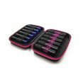 thumbnail image 3 of Qarigey Bolsa de almacenamiento colgante de Perfume de aceite esencial, organizador con cremallera, contenedor para mujer, bolsa a prueba de golpes, masajeadores Violeta Qarigey CE014911-02, 3 of 6