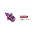 thumbnail image 3 of Track Spikes 1/4 Inch Carbon Steel Lightweight for Sprint Track Shoes, Purple, 5 Pieces, 3 of 6