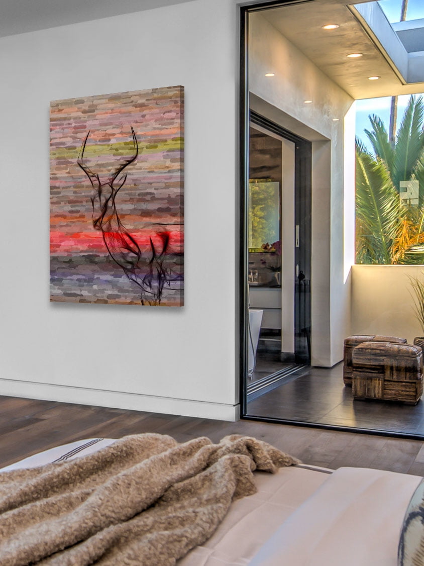 Parvez Taj "Antelope" Print on Canvas