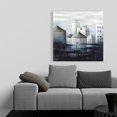 thumbnail image 2 of Gray city with blue clouds - 36"x36" canvas - Print on demand, 2 of 5